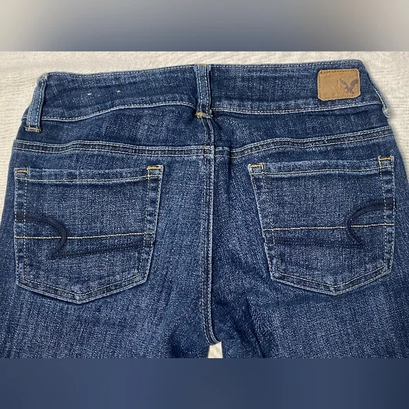 American Eagle  Dark Wash Flare Jeans Size 2 - Picture 5 of 7